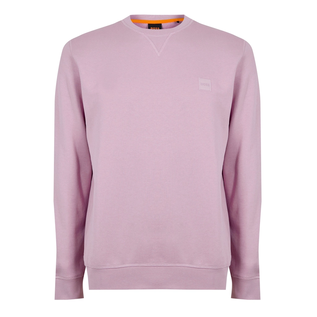 Hugo Boss Westart Crew Sweatshirt - Open Purple
